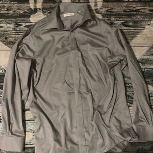 Joseph abboud grey dress shirt